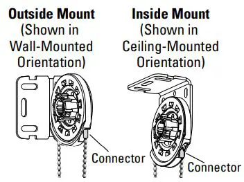 Hunter Douglas Sonnette Cellular Roller Shades Instruction Manual - Position the bead chain connector