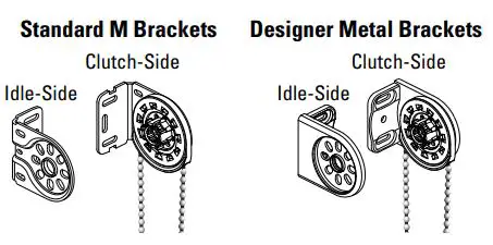 Hunter Douglas Sonnette Cellular Roller Shades Instruction Manual - Standard M Brackets