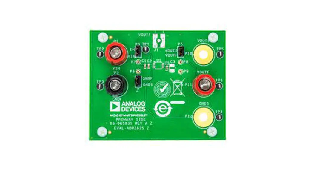 Analog Devices Eval-adr3625 Evaluation Board User Guide Analog Devices Eval-adr3625 Evaluation Board User Guide