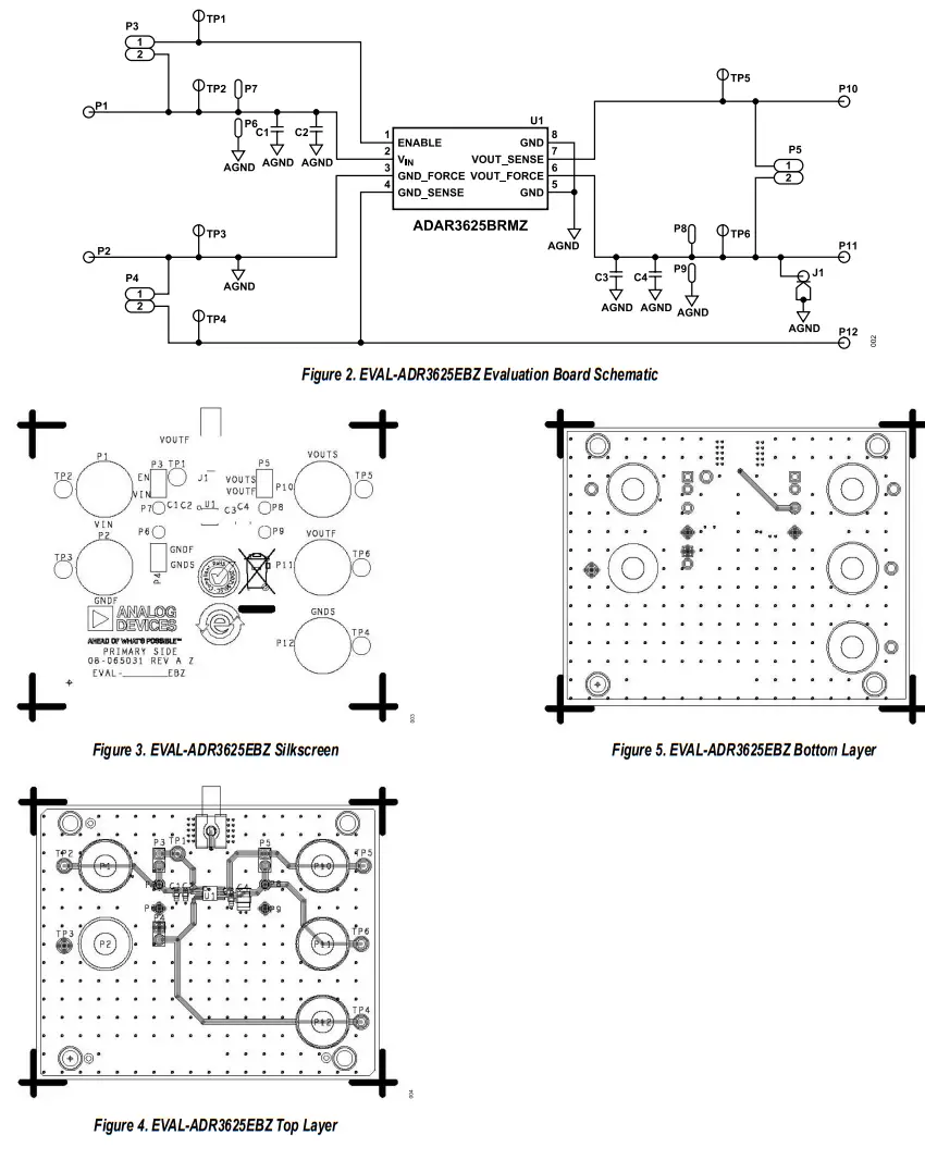 ANALOG DEVICES EVAL-ADR3625 Evaluation Board fig 2