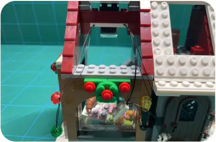 GAME OF BRICKS Light Kit for Winter Village Bakery Step 1_F