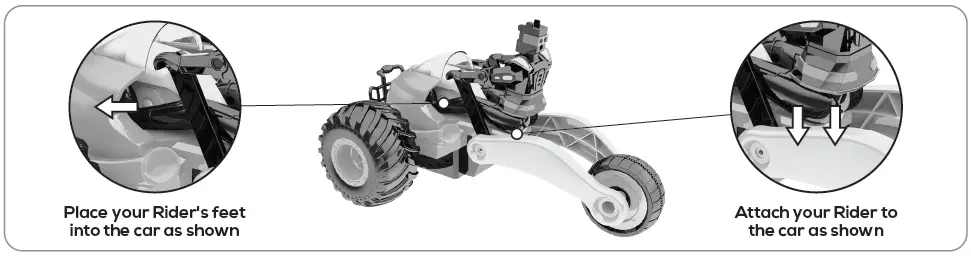 FORCE1 Shark Rider RC Car 2