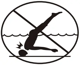 No Diving icon