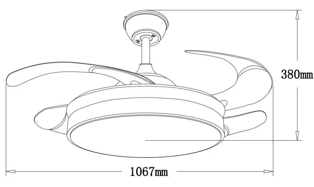 QAZQA Xiro Fan fig 1