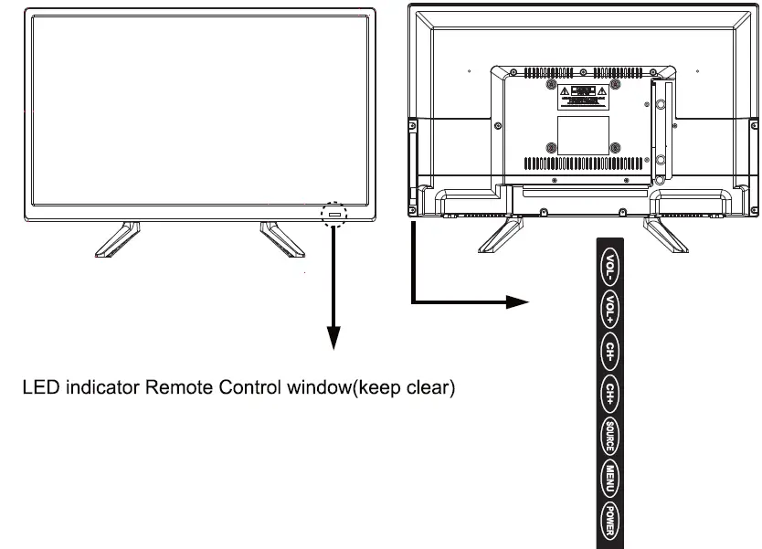denver LED2472 HD LED TV 01