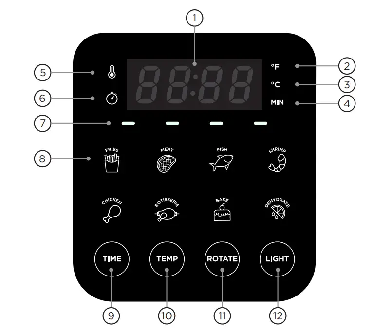 Chefman 6.3-Qt 4-In-1 Digital Air Fryer-4