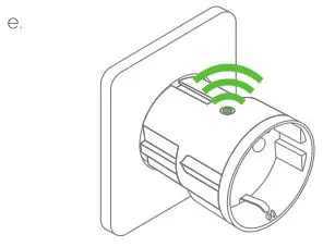Frient SPLZB-131 Smart Plug Mini - Green LED