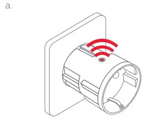 Frient SPLZB-131 Smart Plug Mini - LED button is flashing red