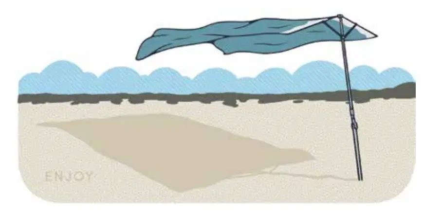 SOLBELLO Beach Sun Shade - SETUP
