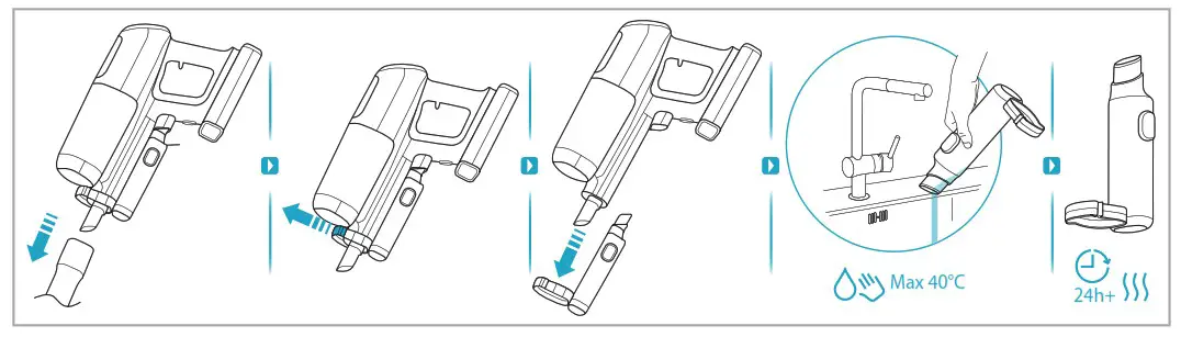 AEG ULTIMATE 8000 Cordless Vacuum Cleaner - Product Overview 15