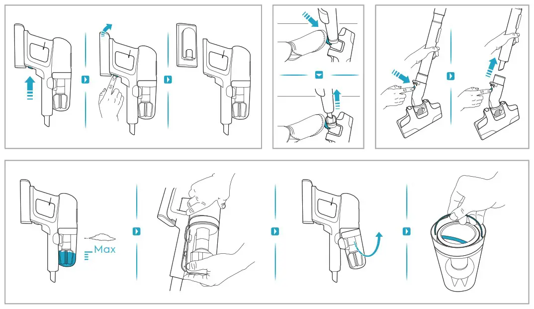 AEG ULTIMATE 8000 Cordless Vacuum Cleaner - Product Overview 7