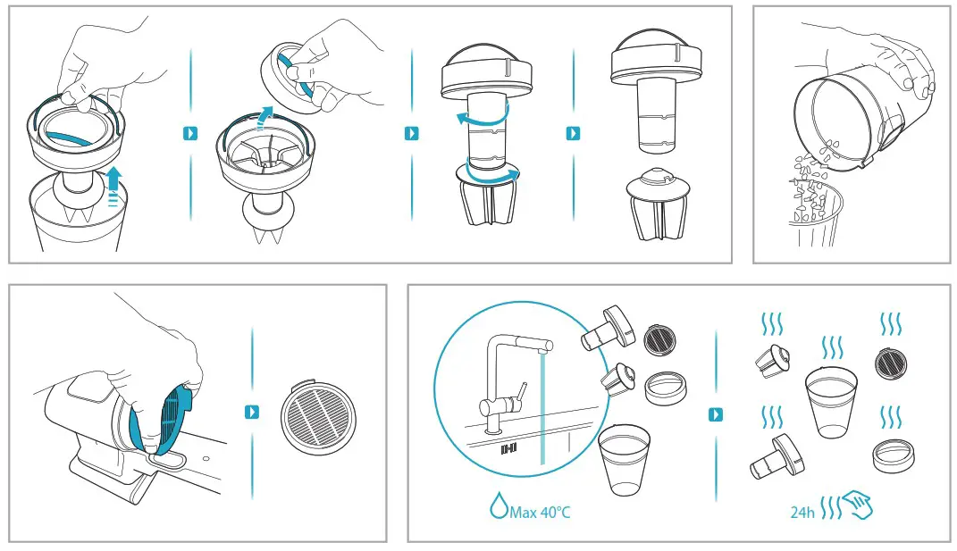 AEG ULTIMATE 8000 Cordless Vacuum Cleaner - Product Overview 8