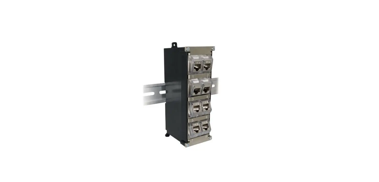 Tripp Lite N063-008-enc 8-port Din Rail Mounting Keystone Panel Instruction Manual Tripp Lite N063-008-enc 8-port Din Rail Mounting Keystone Panel Instruction Manual