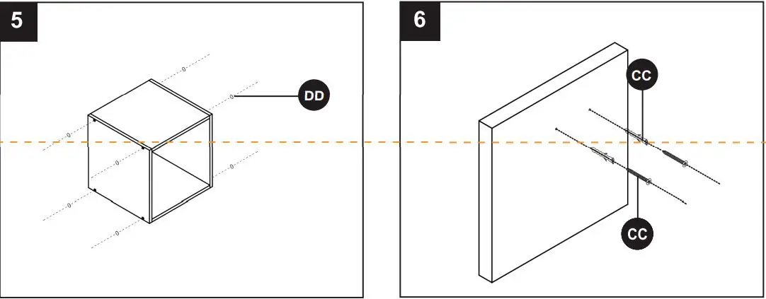 Style SELECTIONS CL22-11ST1-W 1-Cube Organizer Instruction Manual - ASSEMBLY OVERVIEW