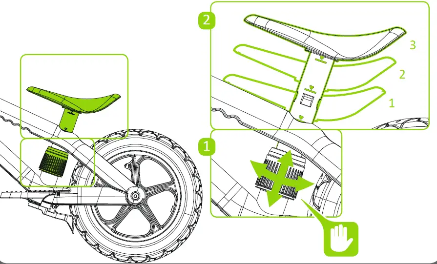 chillafish CPMX02 Bmxie 2 12 Inch Lightweight Balance Bike with Footbrake-07