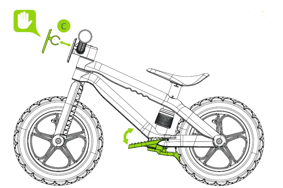 chillafish CPMX02 Bmxie 2 12 Inch Lightweight Balance Bike with Footbrake-08