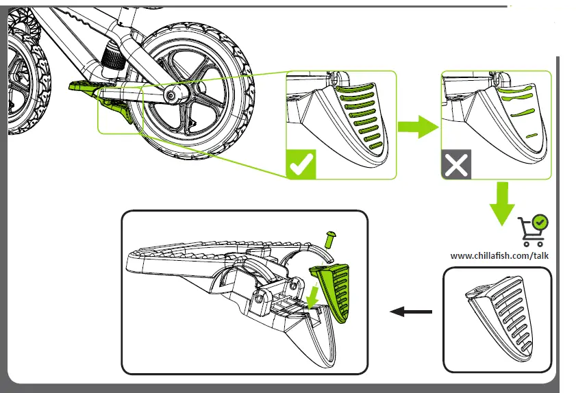 chillafish CPMX02 Bmxie 2 12 Inch Lightweight Balance Bike with Footbrake-10