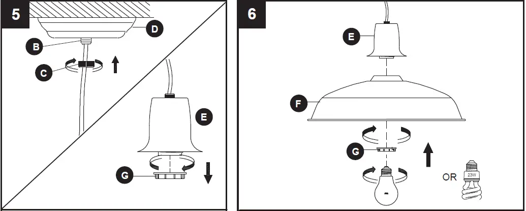 PROJECT-SOURCE-HRK0991A-BN-Brushed-Nickel-Farmhouse-Bell-Pendant-Light-09