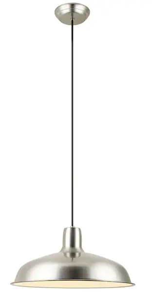 PROJECT-SOURCE-HRK0991A-BN-Brushed-Nickel-Farmhouse-Bell-Pendant-Light-product-image