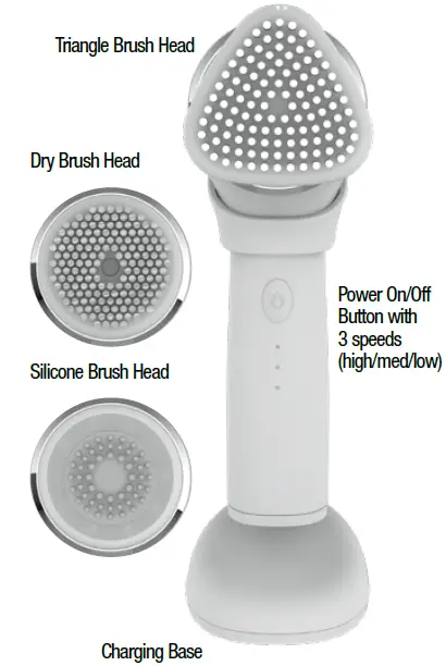 CONAIR SFB11GK Sonic 3 in 1 Face Cleansing Brush 1