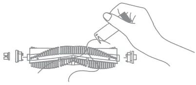 my Robot CENTER F9 Dreame Robot Vacuum Mop - Main Brush 1