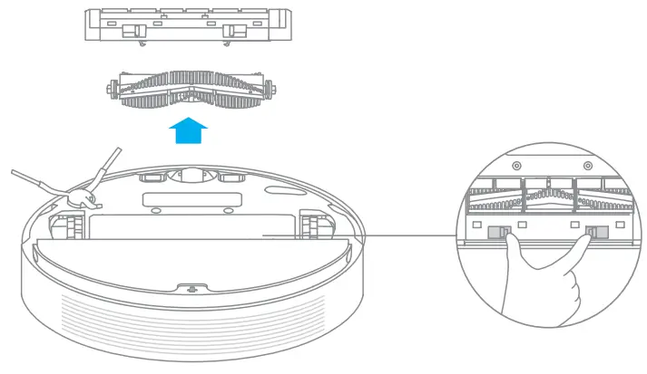 my Robot CENTER F9 Dreame Robot Vacuum Mop - Main Brush
