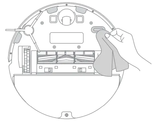my Robot CENTER F9 Dreame Robot Vacuum Mop - Optical Sensor