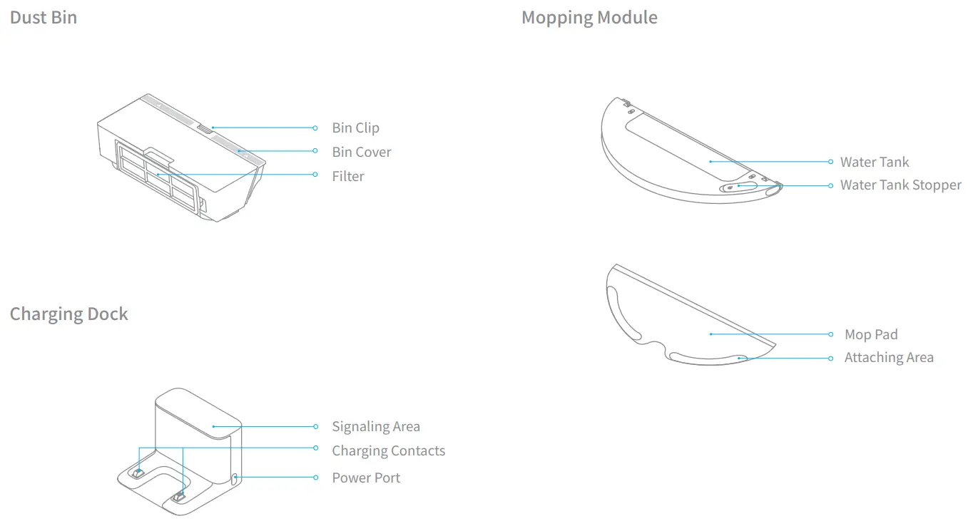my Robot CENTER F9 Dreame Robot Vacuum Mop - Product Overview1