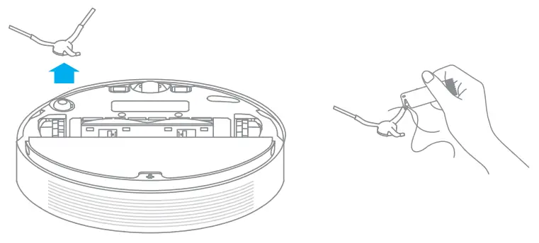 my Robot CENTER F9 Dreame Robot Vacuum Mop - Side Brush