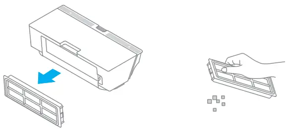 my Robot CENTER F9 Dreame Robot Vacuum Mop - fliter frame