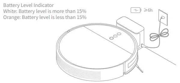 my Robot CENTER F9 Dreame Robot Vacuum Mop - power outlet 1