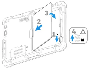 Battery installation