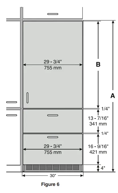 LIEBHERR HC1571 Counter Depth Bottom Freezer Refrigerator-fig7