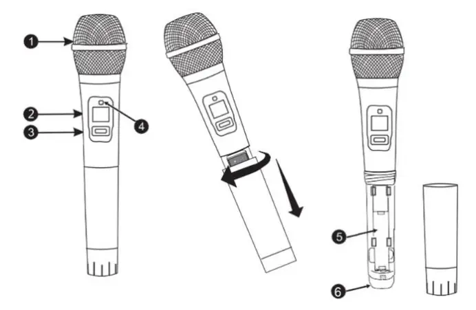 prodipe M850 DSP Duo Wireless mics UHF - 4