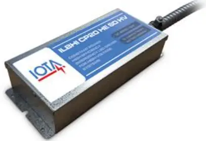 IOTA ILBHI CP 2H HE SD HV Emergency LED Driver15 Watt Constant Power logo