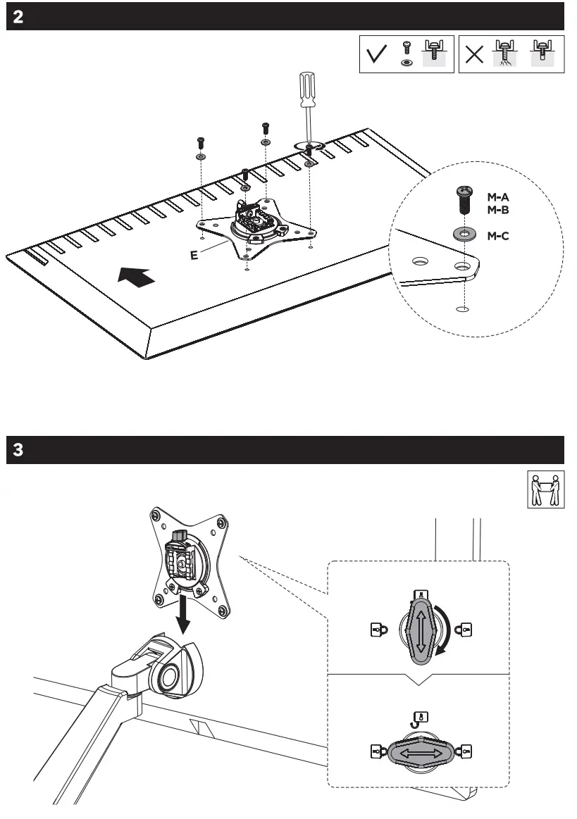 AlzaErgo APW-EGARSU215S Monitor Arm Space Saver - fig 3