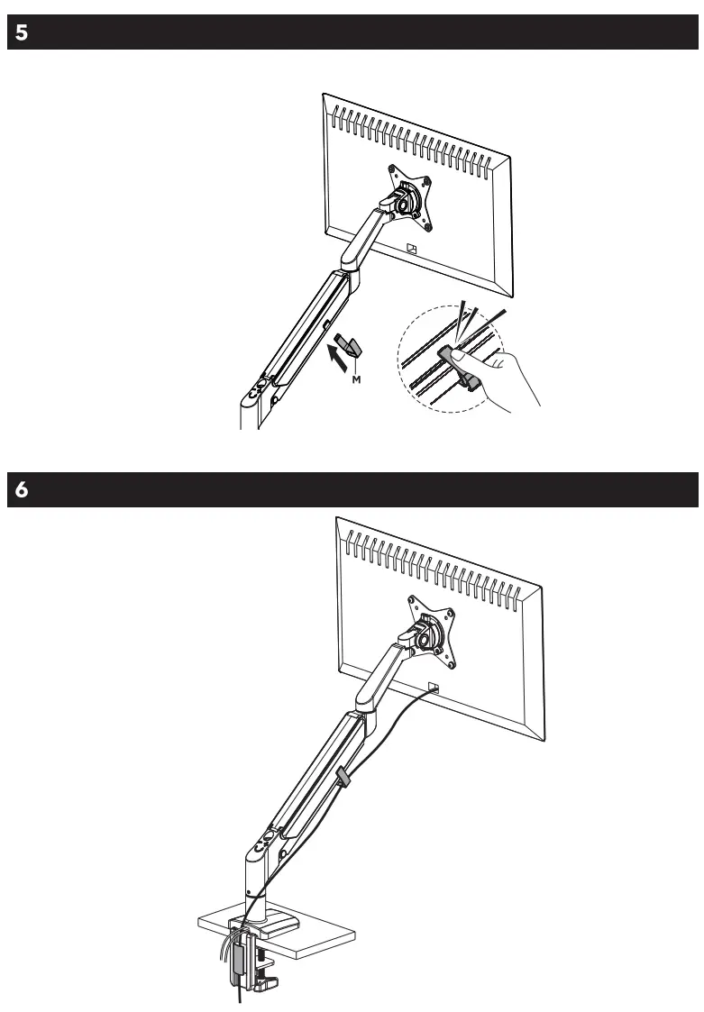 AlzaErgo APW-EGARSU215S Monitor Arm Space Saver - fig 6
