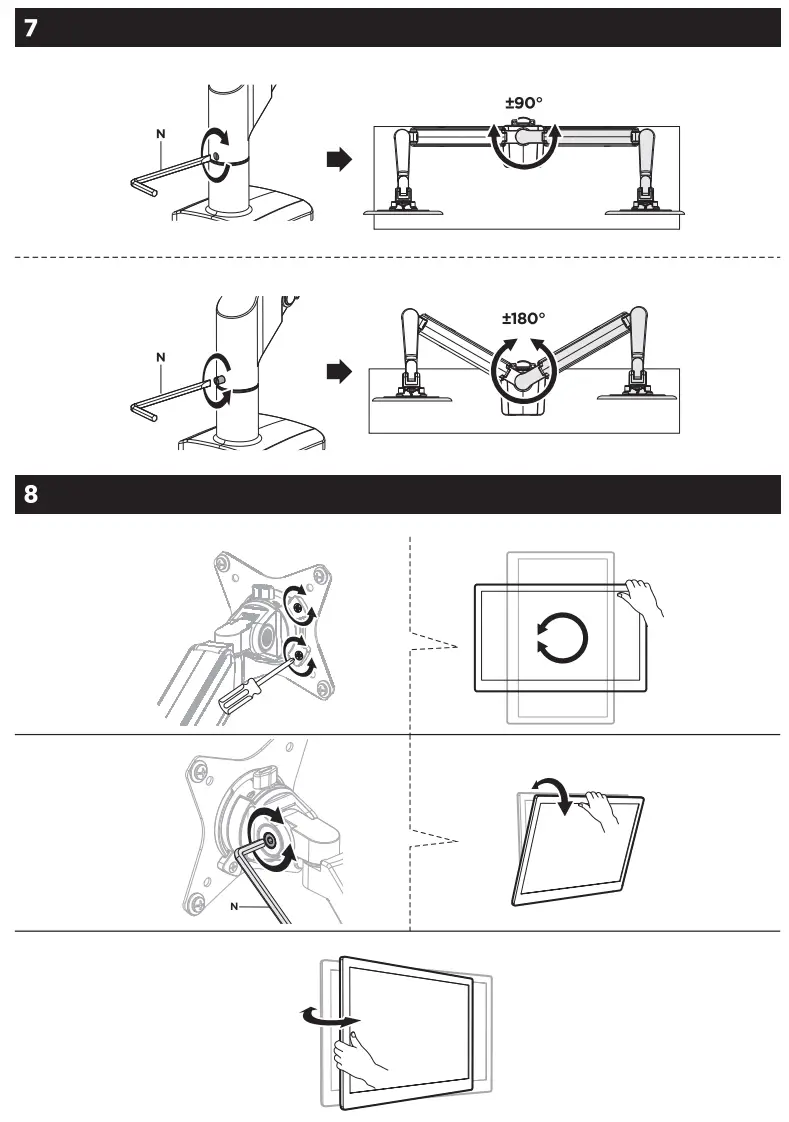 AlzaErgo APW-EGARSU215S Monitor Arm Space Saver - fig 7