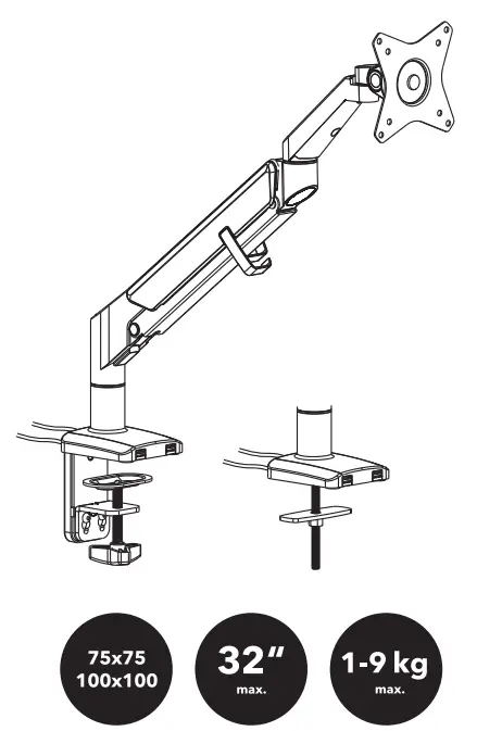 AlzaErgo APW-EGARSU215S Monitor Arm Space Saver - Featured Image