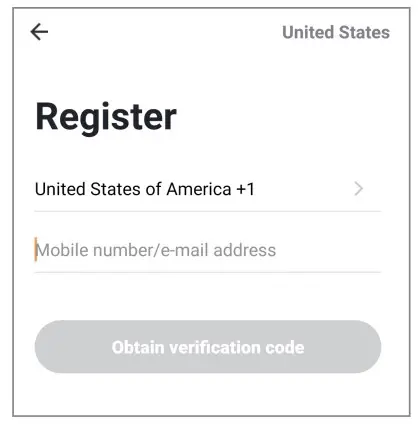 Register an account on your TuyaSmart app