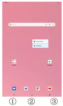 Shenzhen Kingtex Technology MOTO A10 Tablet PC - HOME SCREEN