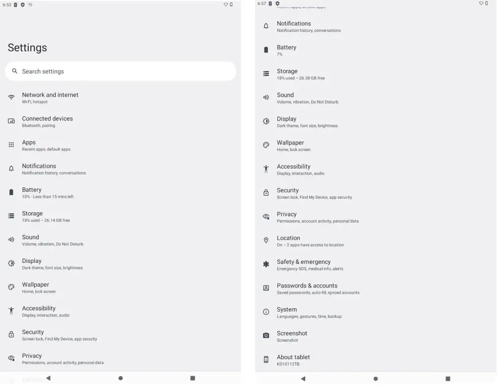 Shenzhen Kingtex Technology MOTO A10 Tablet PC - More Settings
