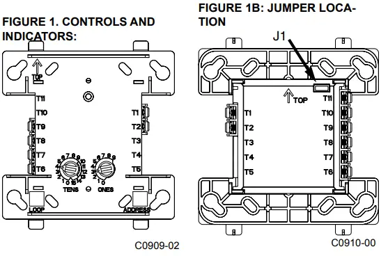 Mircom-MIX-M500SAP-Supervised-Control-Module-Instruction-FIG-1