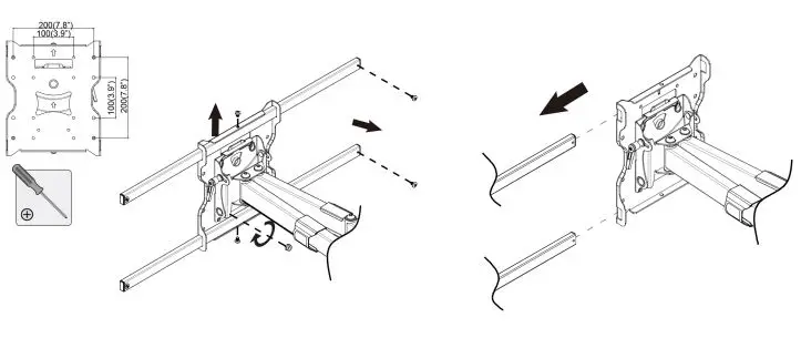 MULTIBRACKETS-Arm-980mm-SD-Dual-M-Universal-Long-Reach-FIG-6
