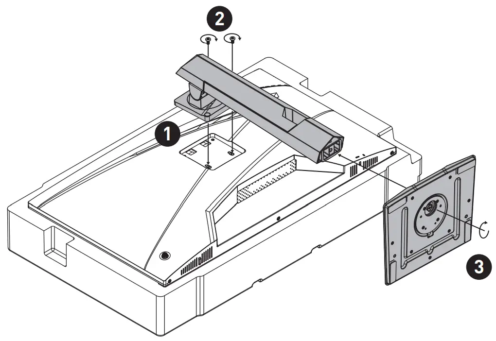 MSI G274QPF-QD LCD Monitor - Monitor Stand
