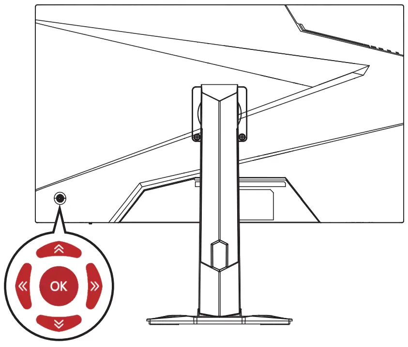 MSI G274QPF-QD LCD Monitor - Navi Key
