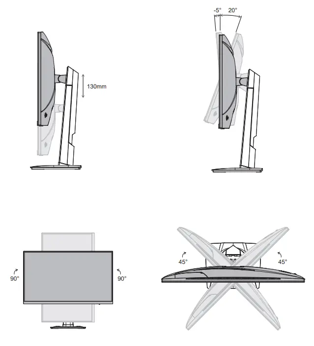 MSI G274QPF-QD LCD Monitor - display panel