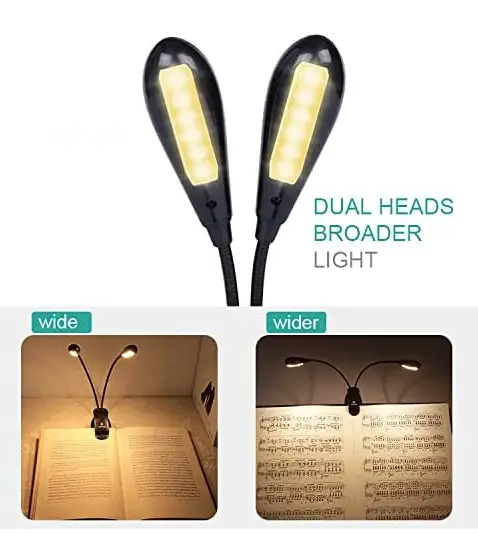 Vekkia-BH-01-Dual-Heads-Rechargeable-Book-Light-fig-1
