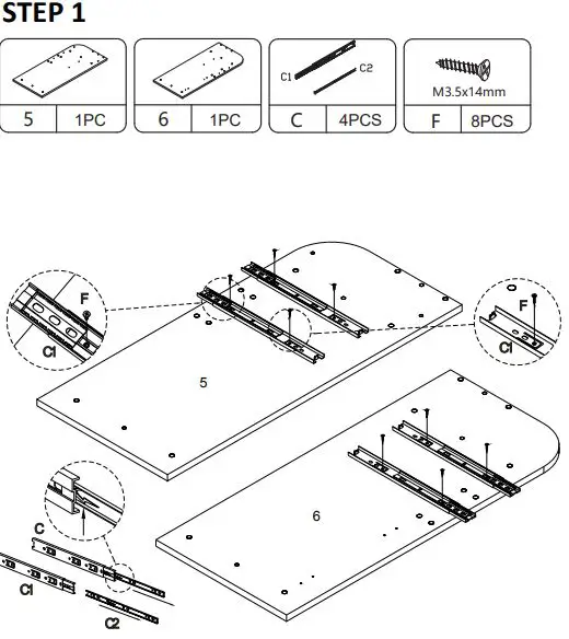 Reshable MR11Y0180 Lockable Mobile Styling Cabinet W-Holder Drawer-fig5