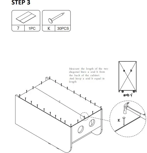 Reshable MR11Y0180 Lockable Mobile Styling Cabinet W-Holder Drawer-fig7
